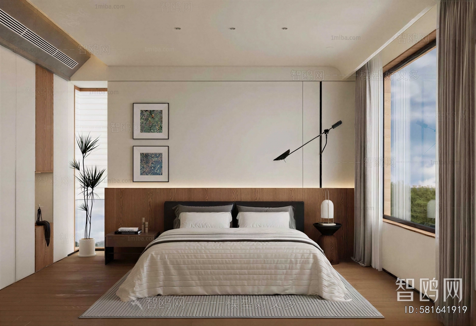 New Chinese Style Bedroom