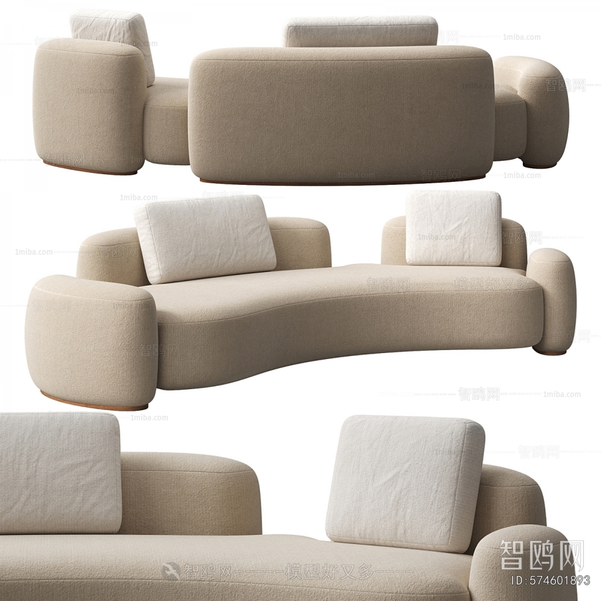 Modern Curved Sofa