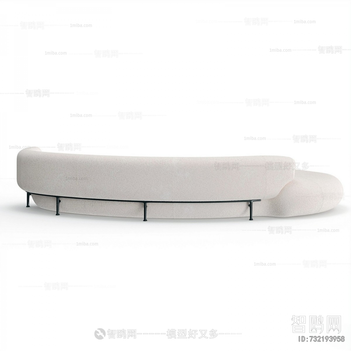 Modern Curved Sofa