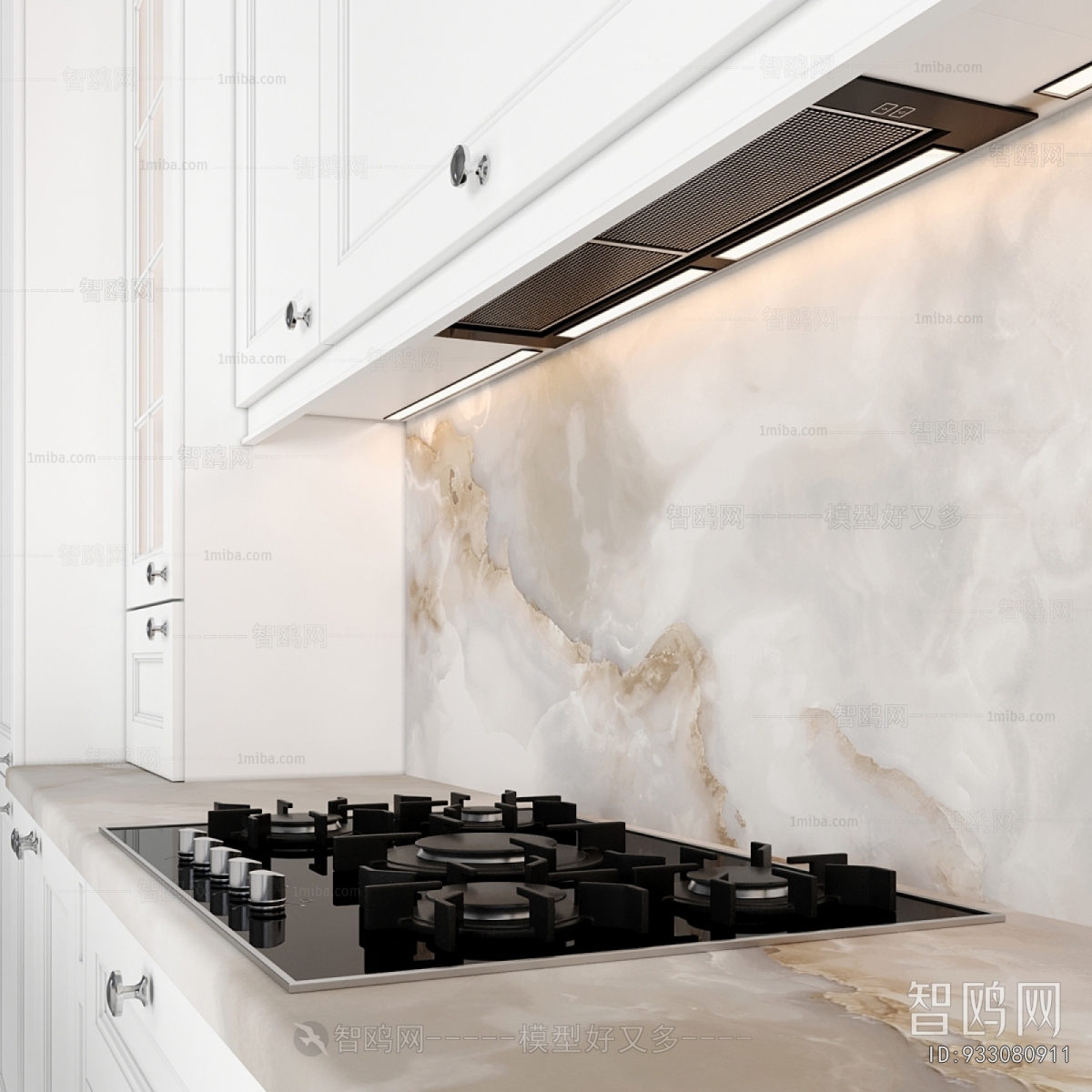 Simple European Style Kitchen Cabinet