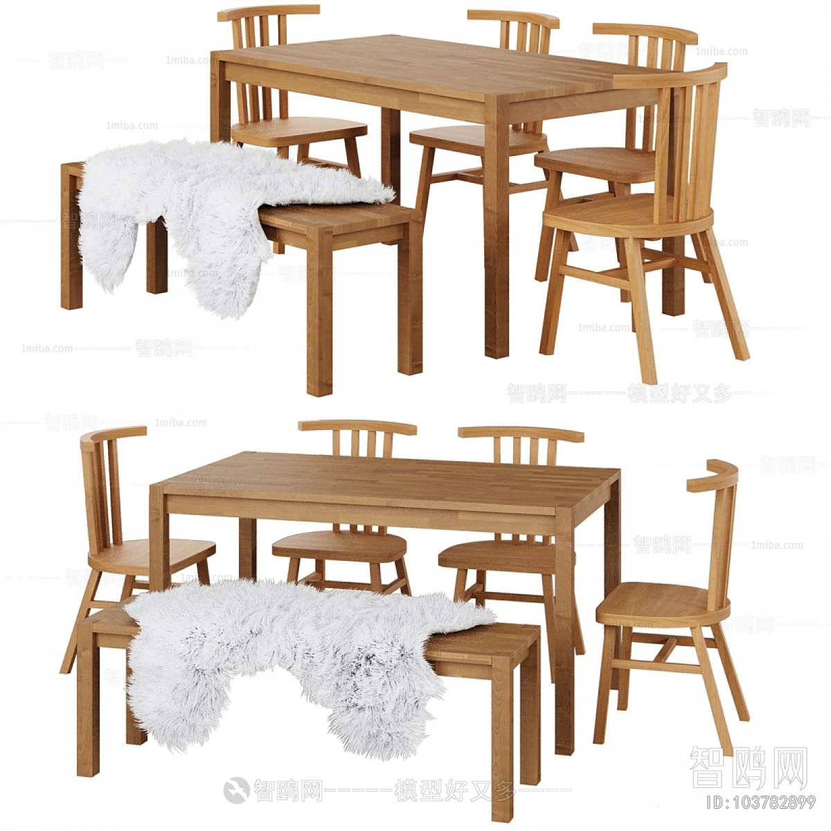 Nordic Style Dining Table And Chairs