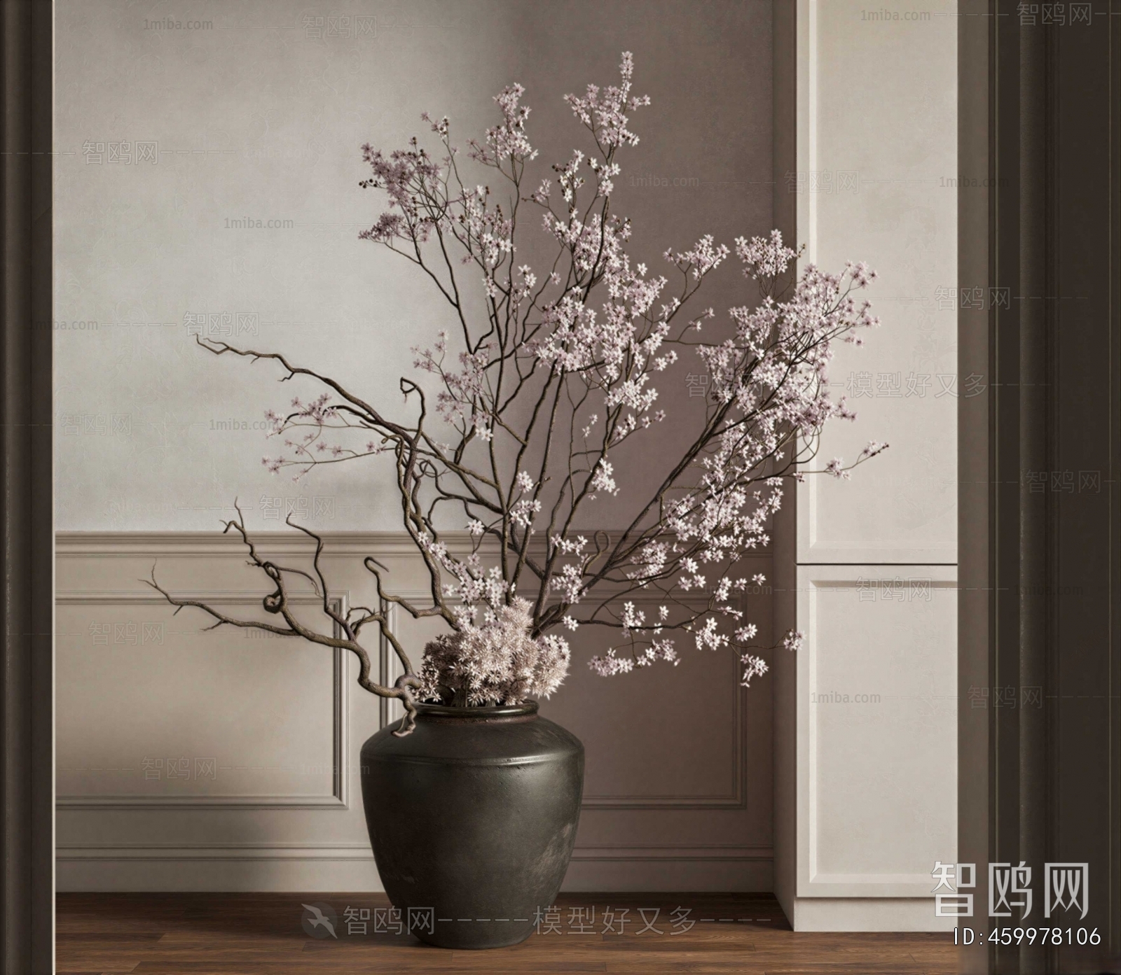 Wabi-sabi Style Flower Arrangement