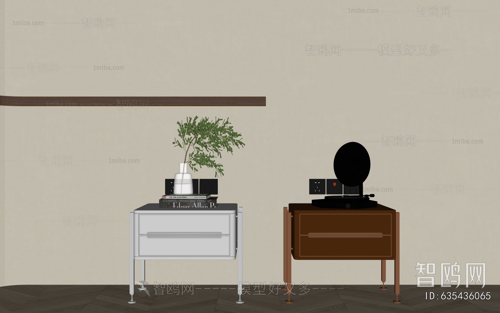 Modern Bedside Cupboard