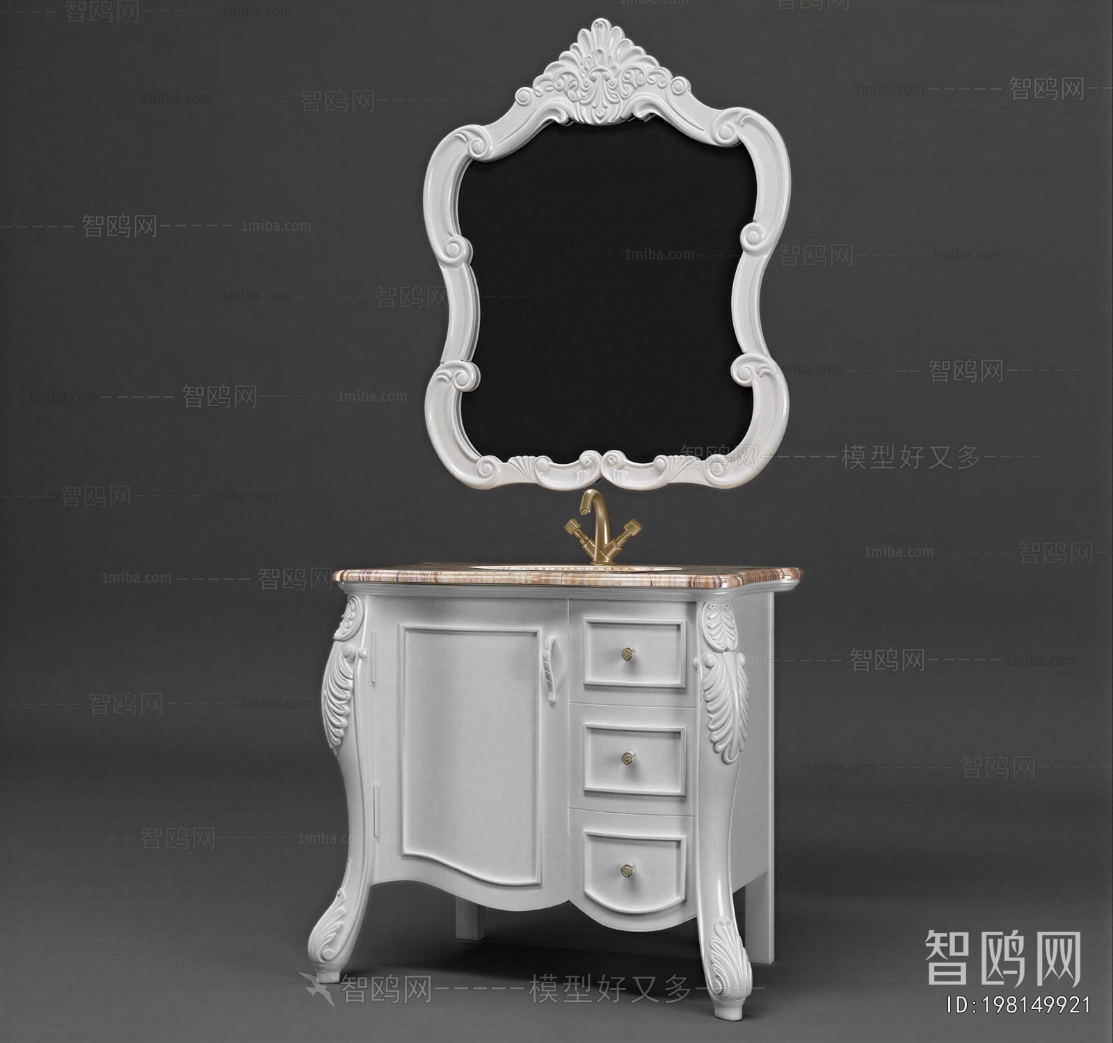 European Style Bathroom Cabinet