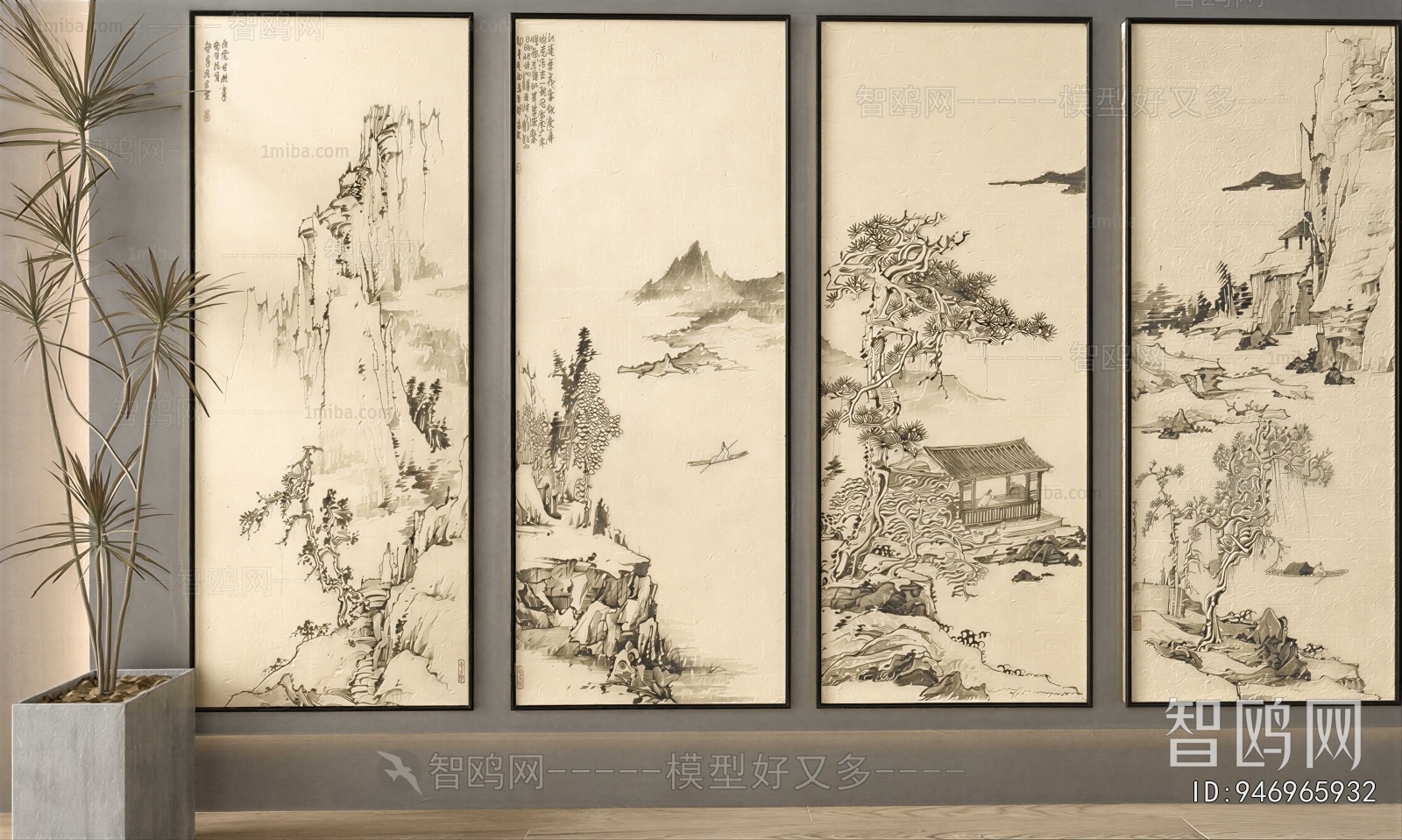 New Chinese Style Painting