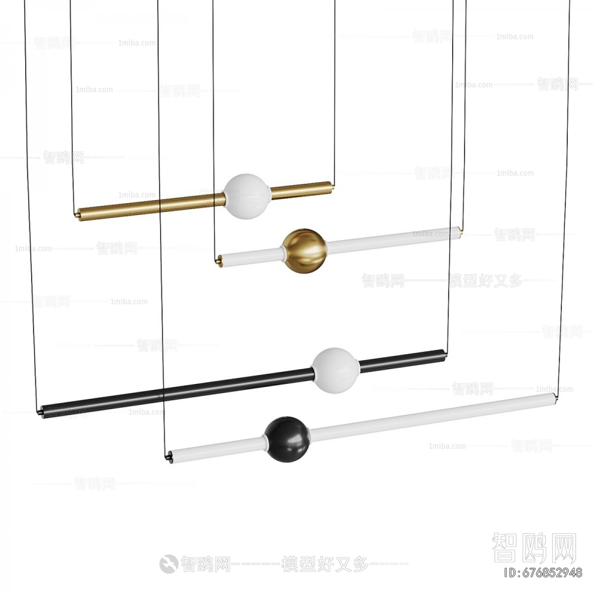 Modern Long Chandelier