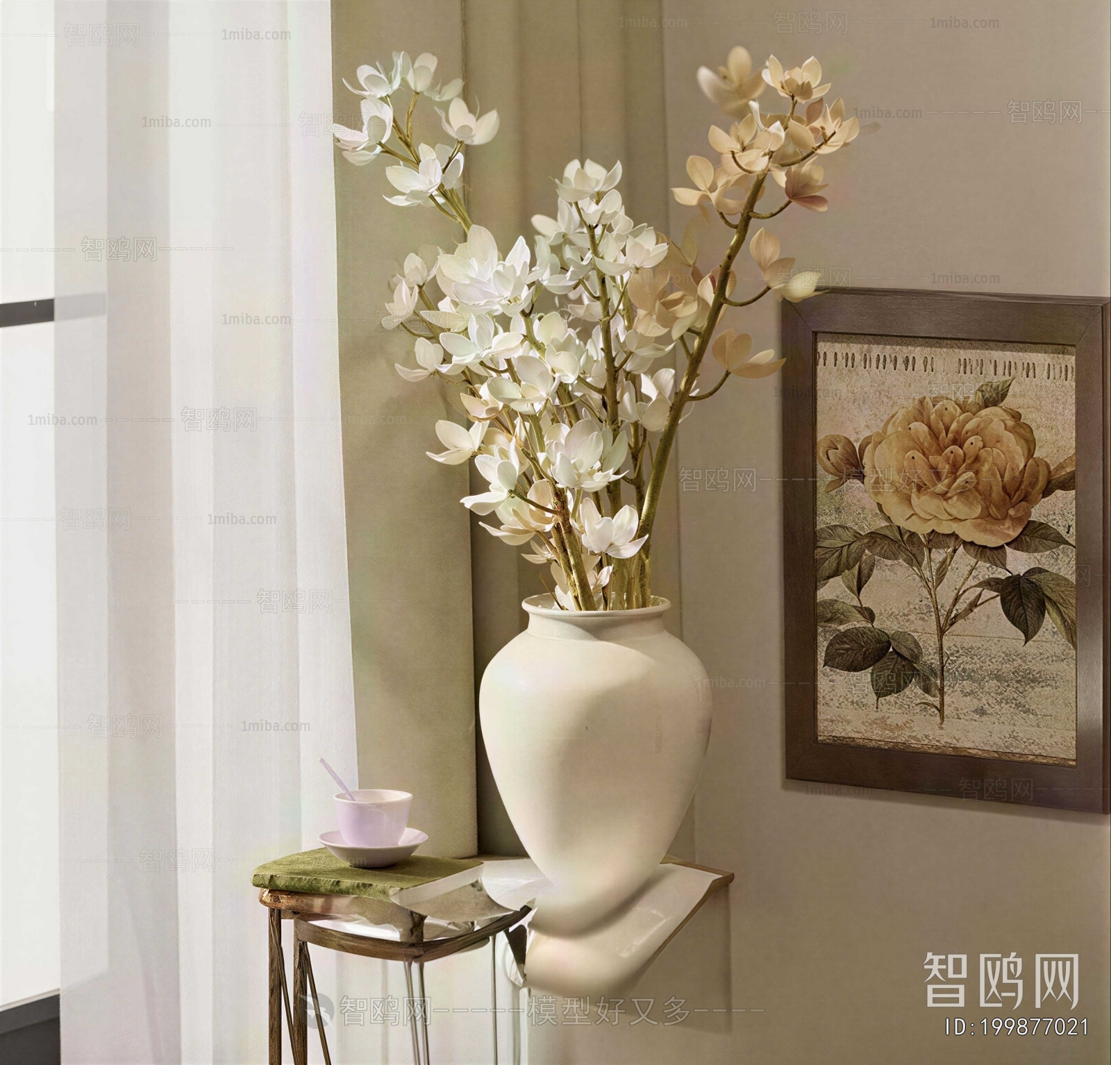 New Chinese Style Flower Arrangement