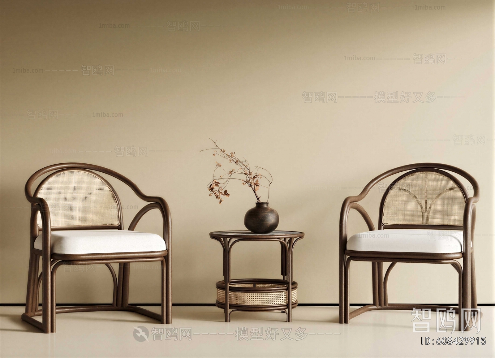 New Chinese Style Lounge Chair