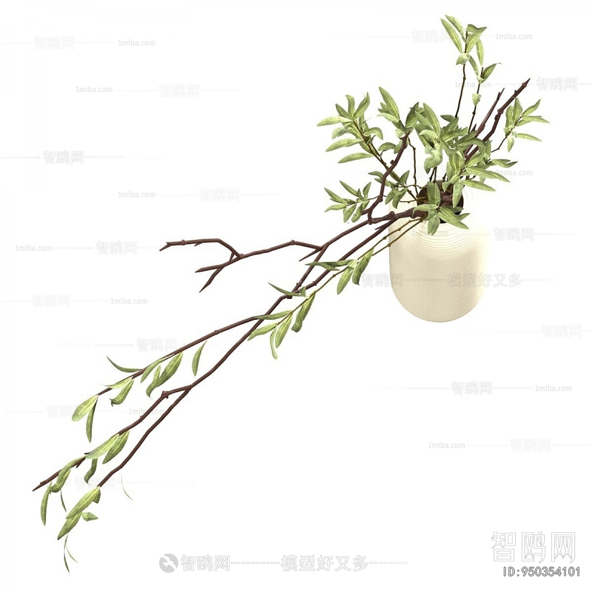 Wabi-sabi Style Dried Branch