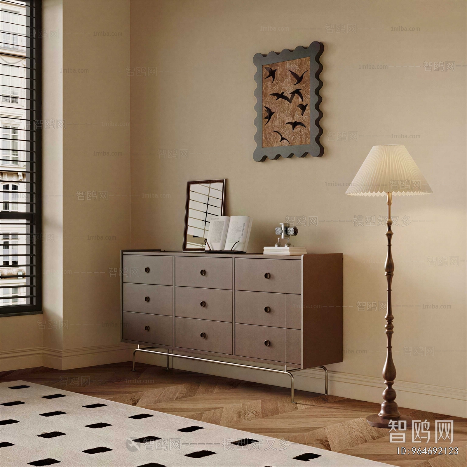 French Style Entrance Cabinet