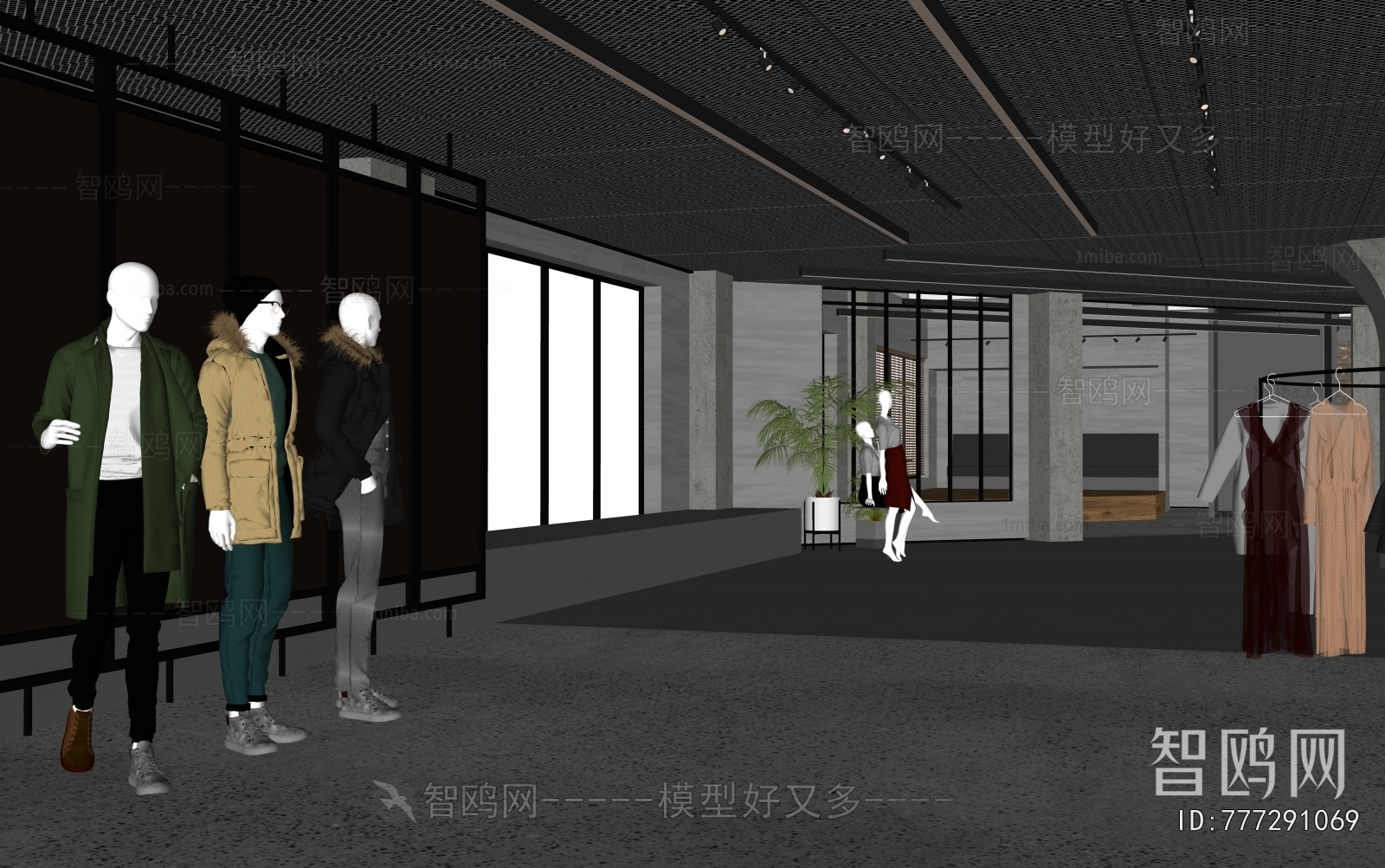 Industrial Style Clothing Store