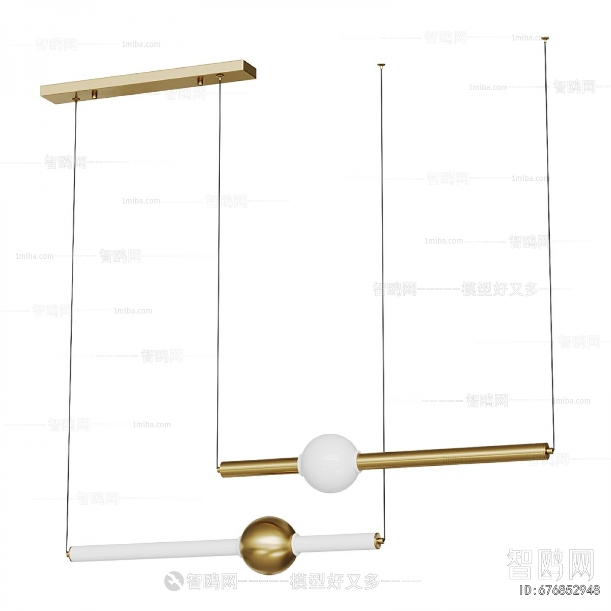 Modern Long Chandelier