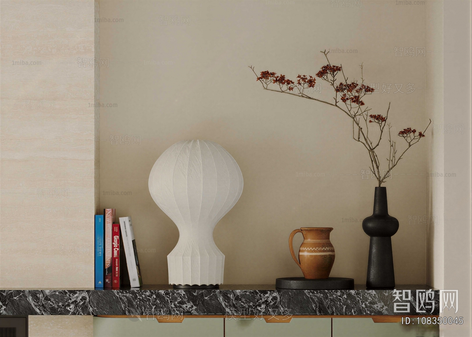 Wabi-sabi Style Dried Branch