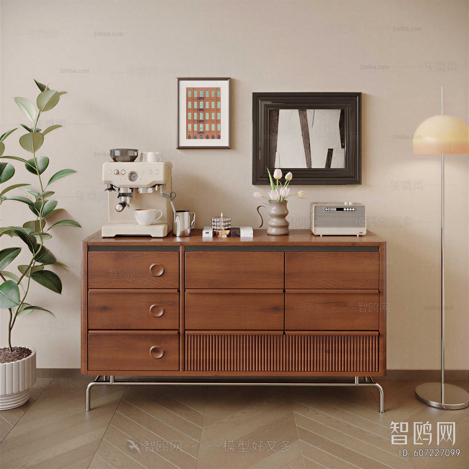Wabi-sabi Style Sideboard