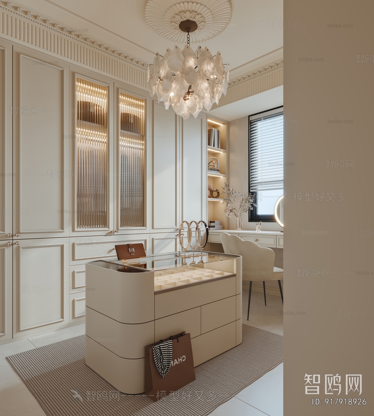 French Style Clothes Storage Area