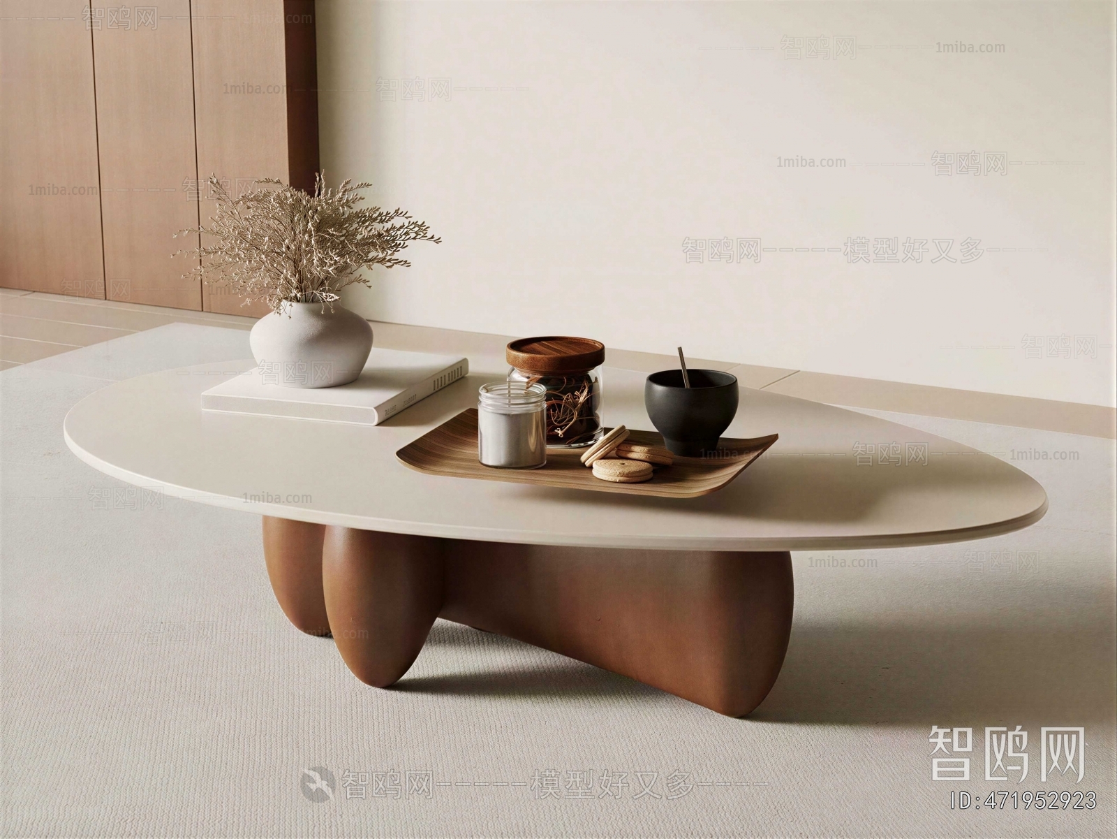 Wabi-sabi Style Coffee Table