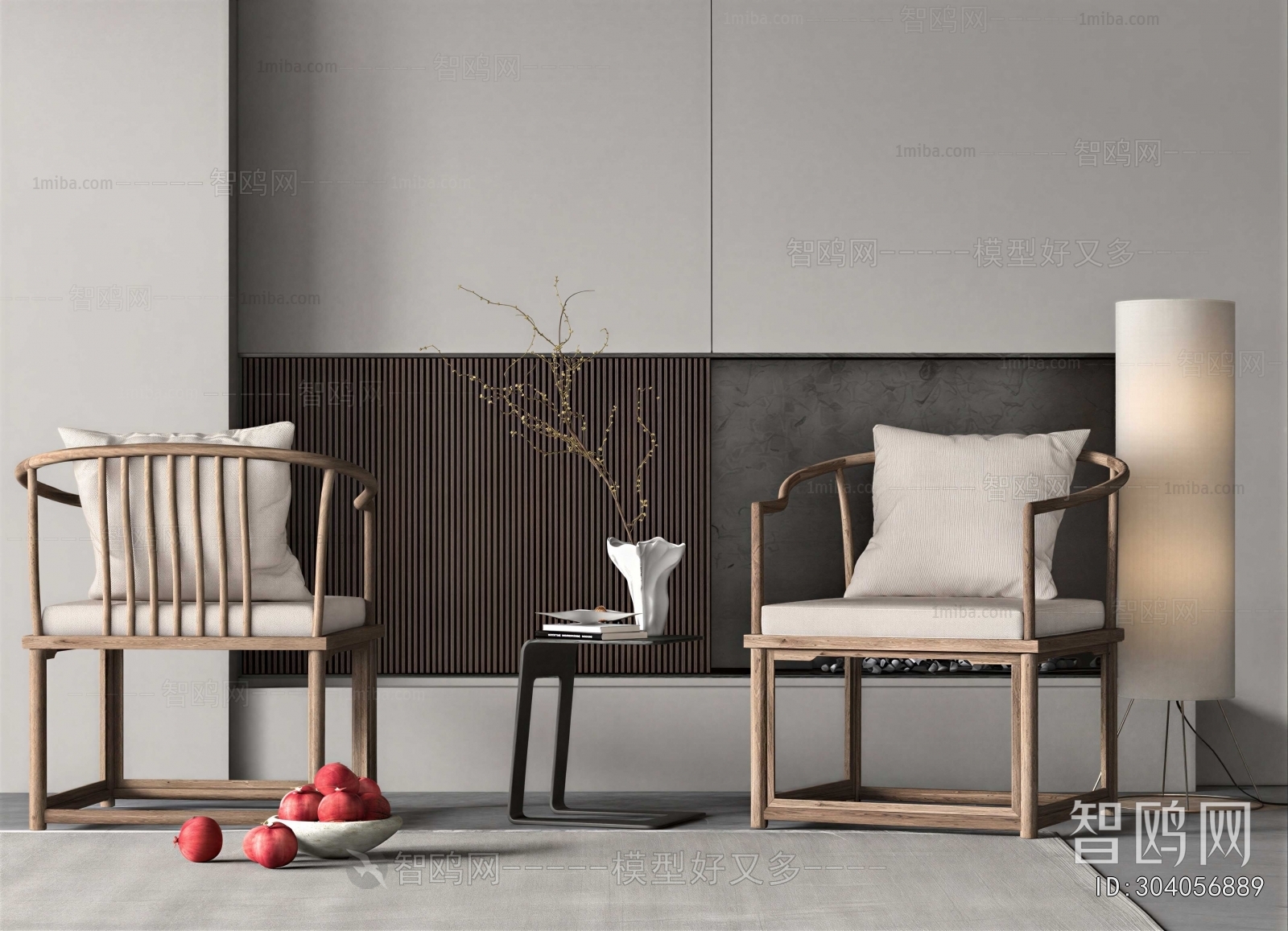 New Chinese Style Lounge Chair