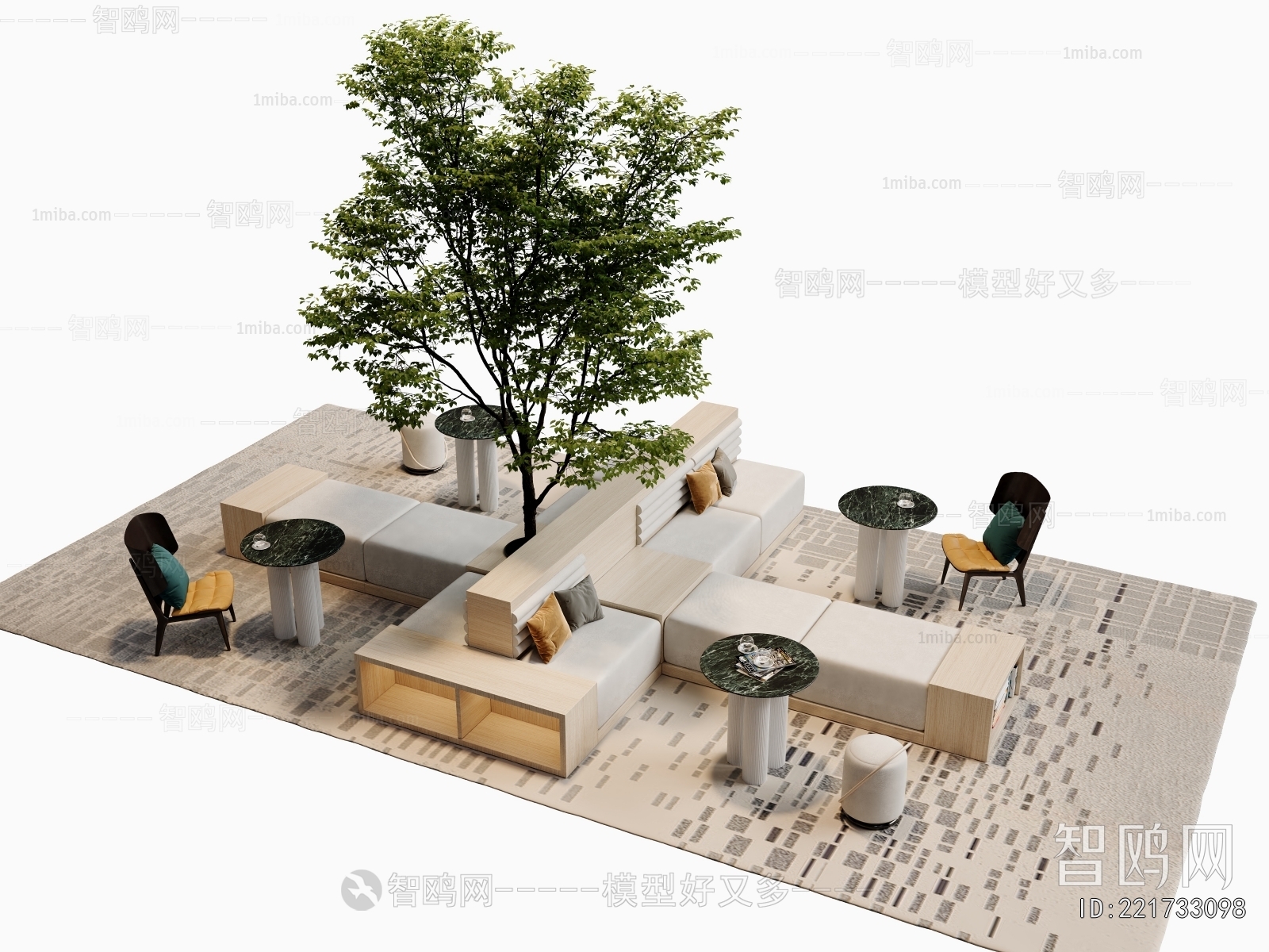 Modern Card Seat Sofa