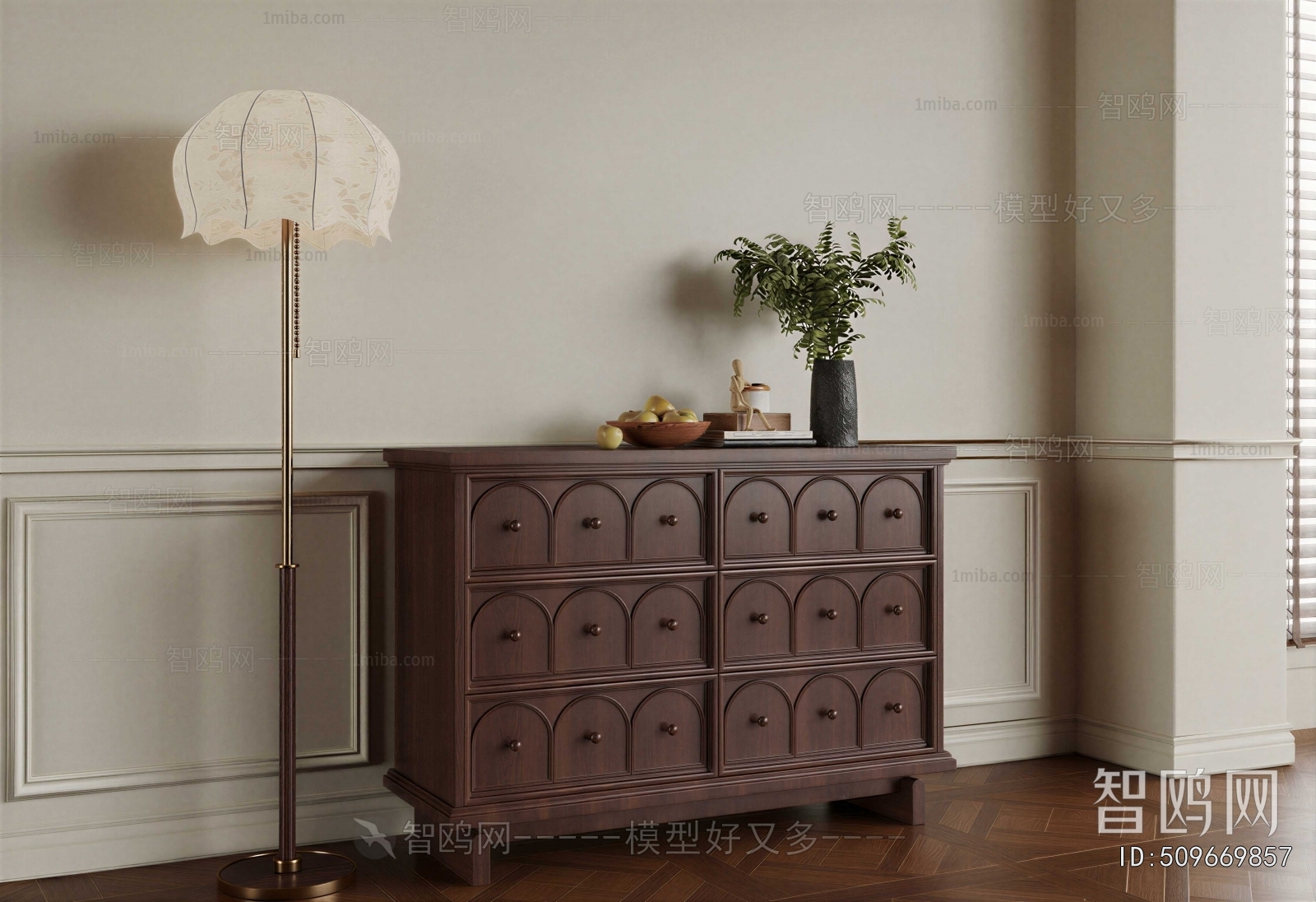 French Style Entrance Cabinet