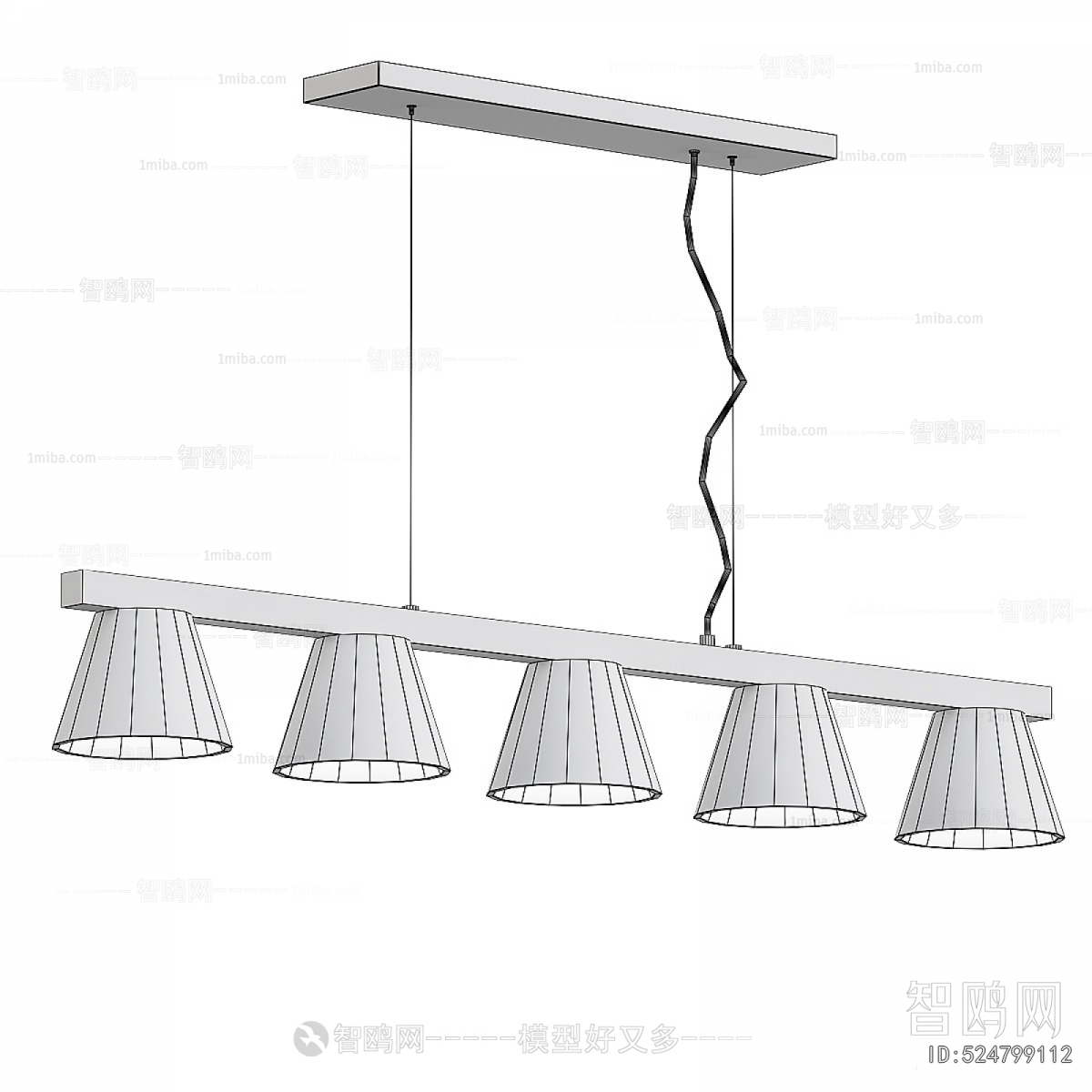 Modern Long Chandelier