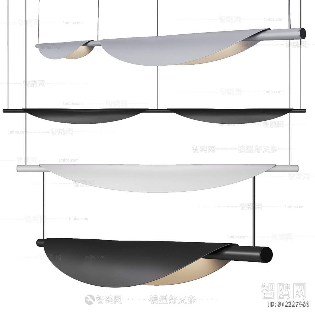 Modern Long Chandelier