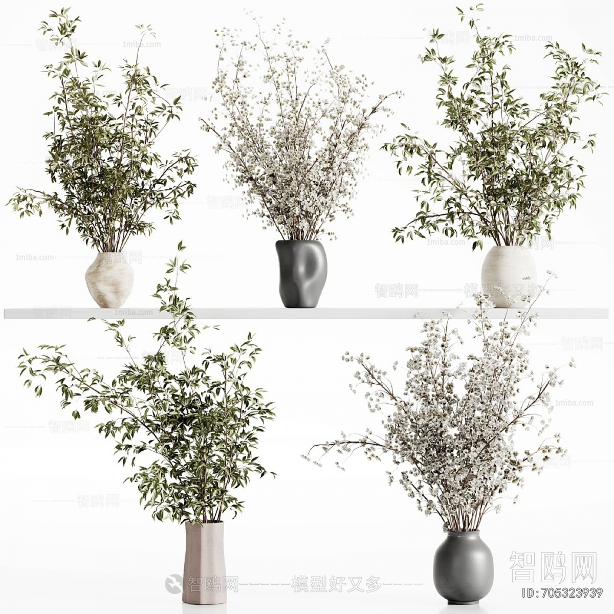 Modern Aquatic Green Plant