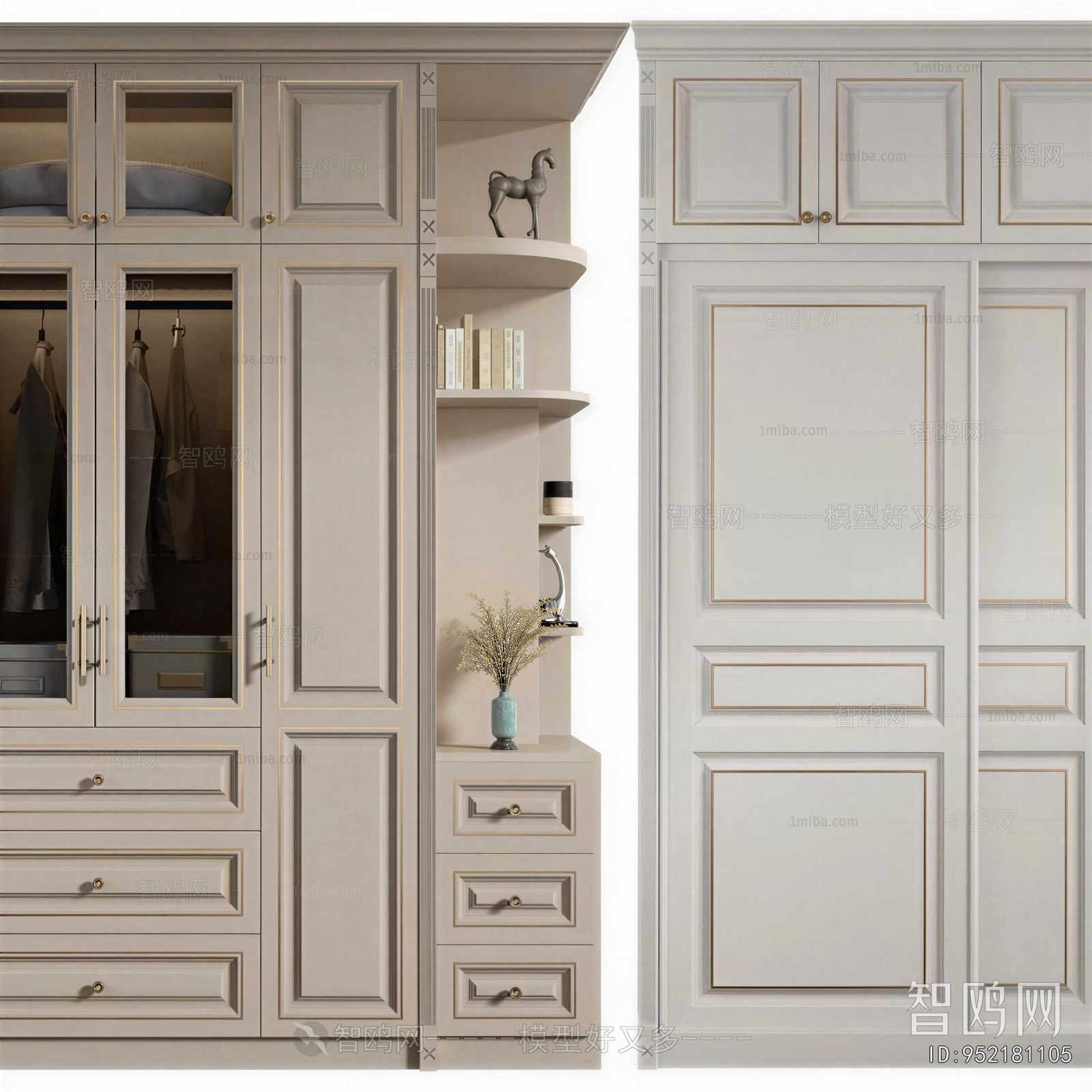 Simple European Style The Wardrobe