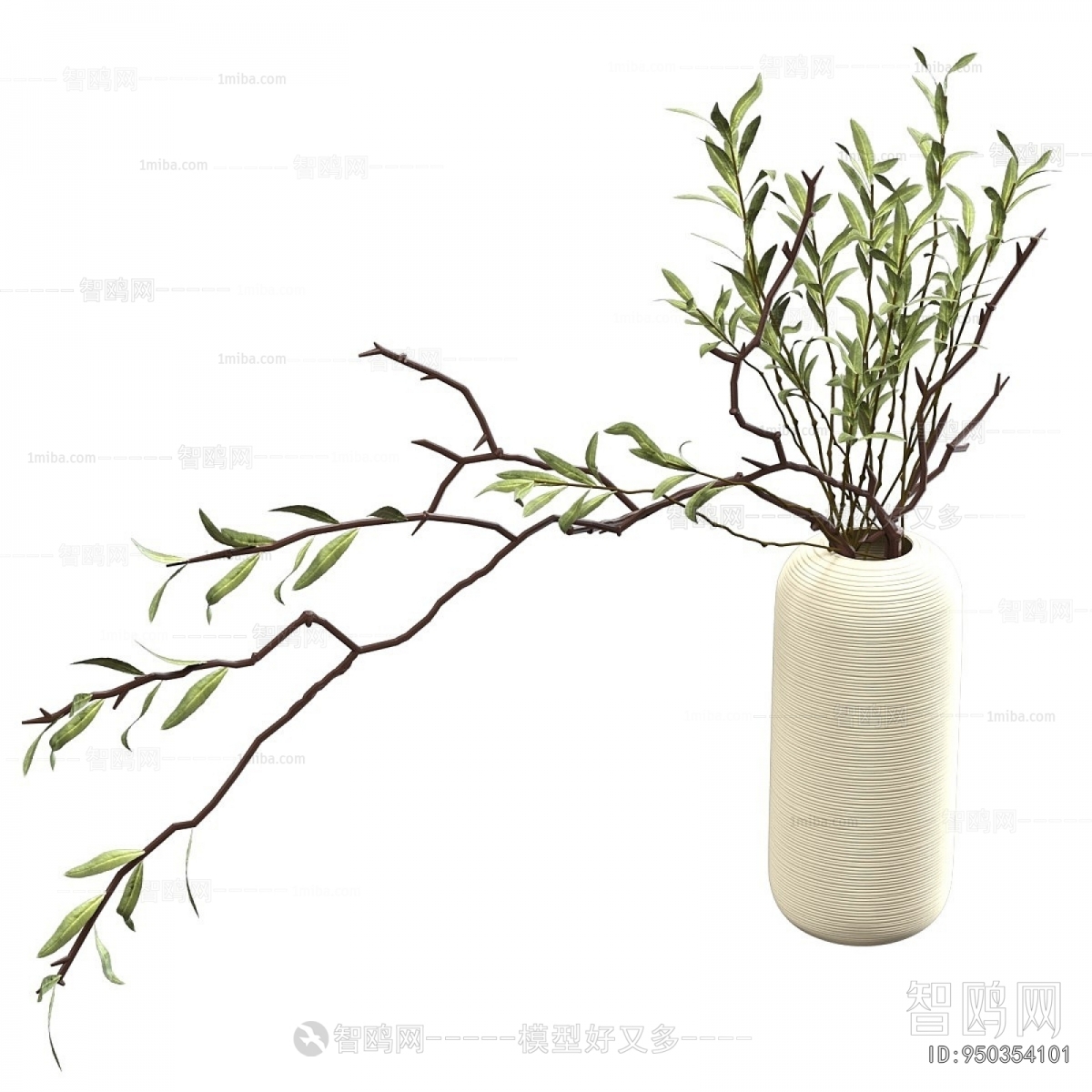 Wabi-sabi Style Dried Branch