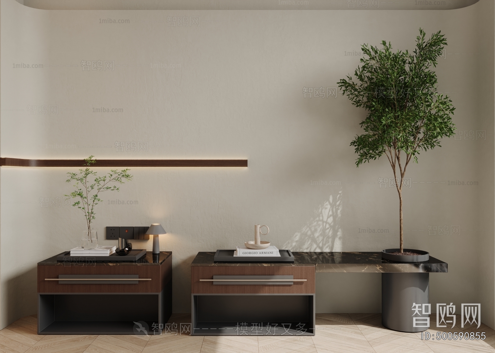 Modern Bedside Cupboard