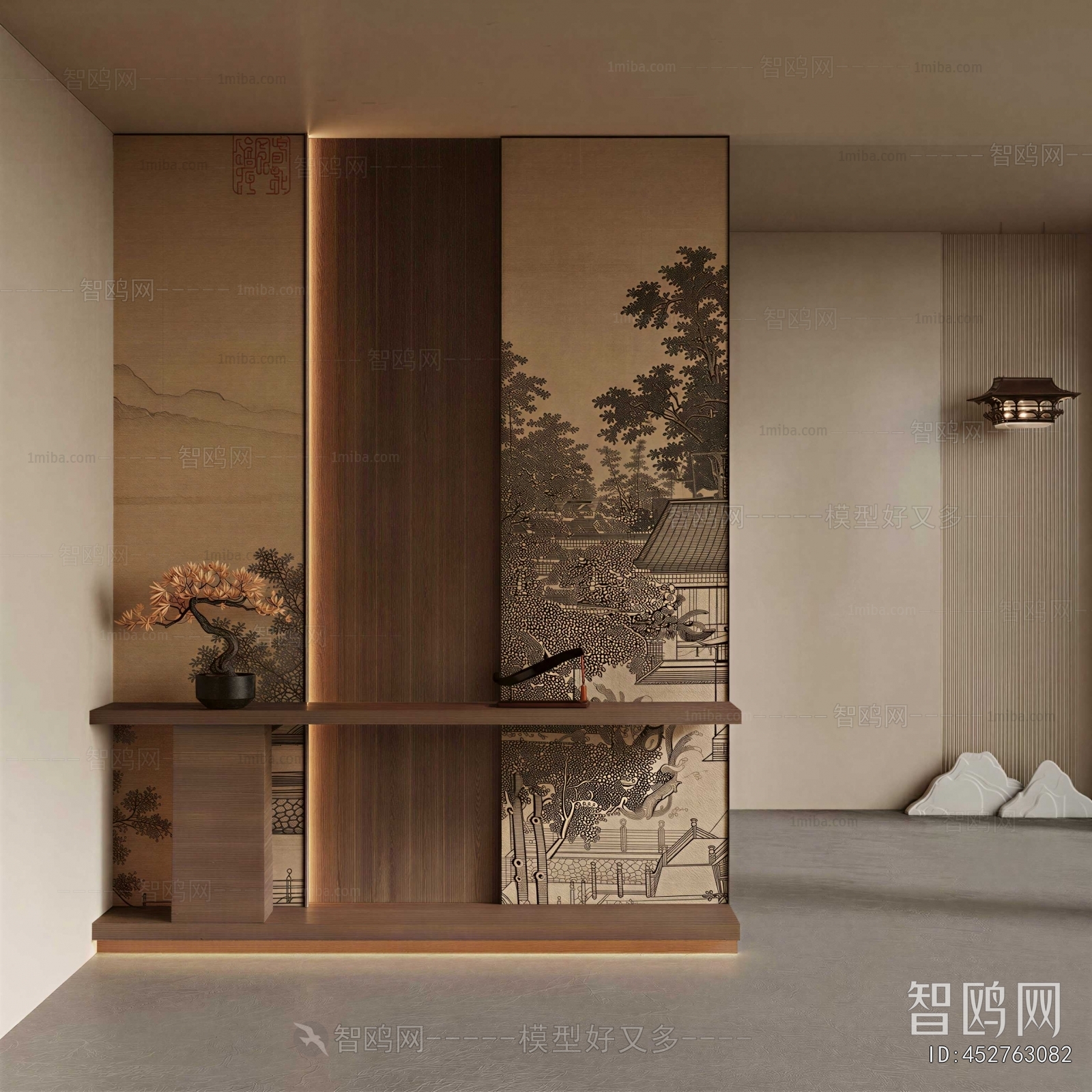 New Chinese Style Hallway