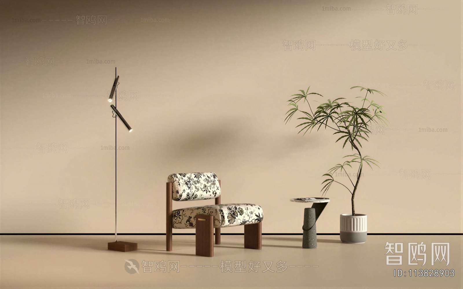 French Style Single Sofa