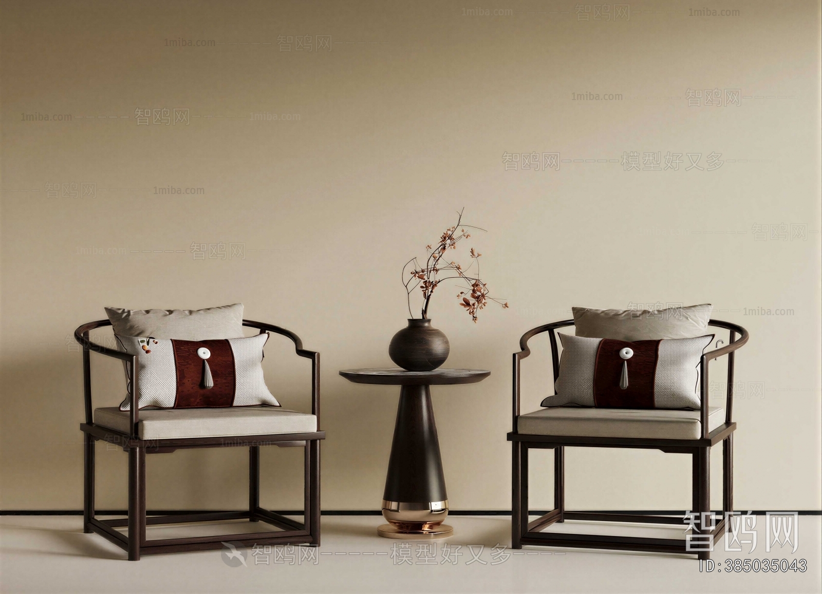 New Chinese Style Lounge Chair