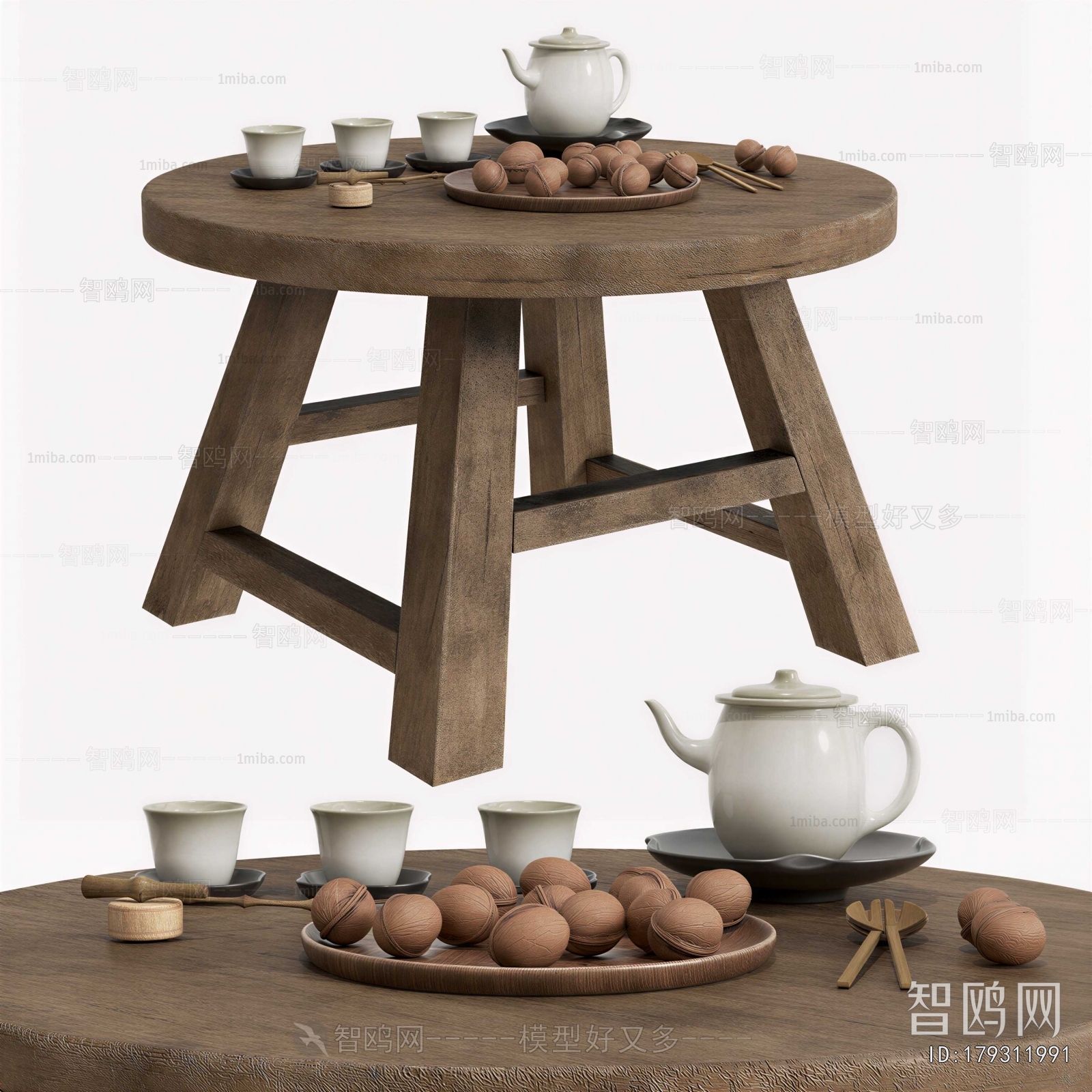 Wabi-sabi Style Coffee Table