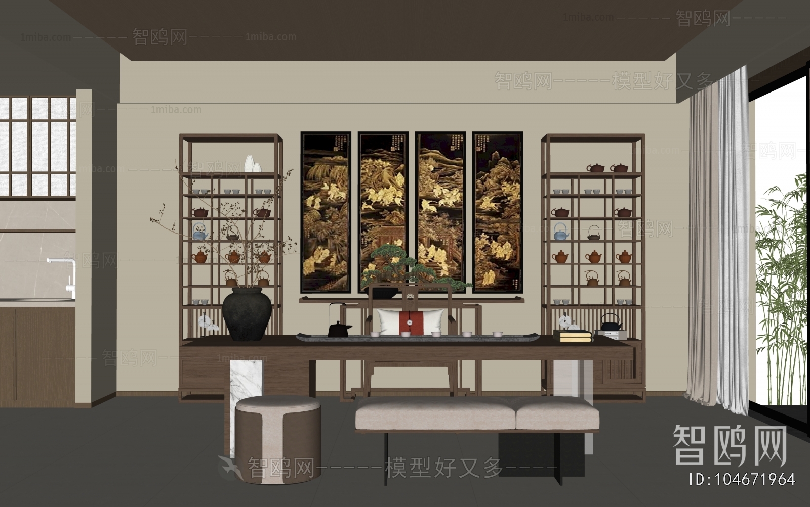 New Chinese Style Tea House
