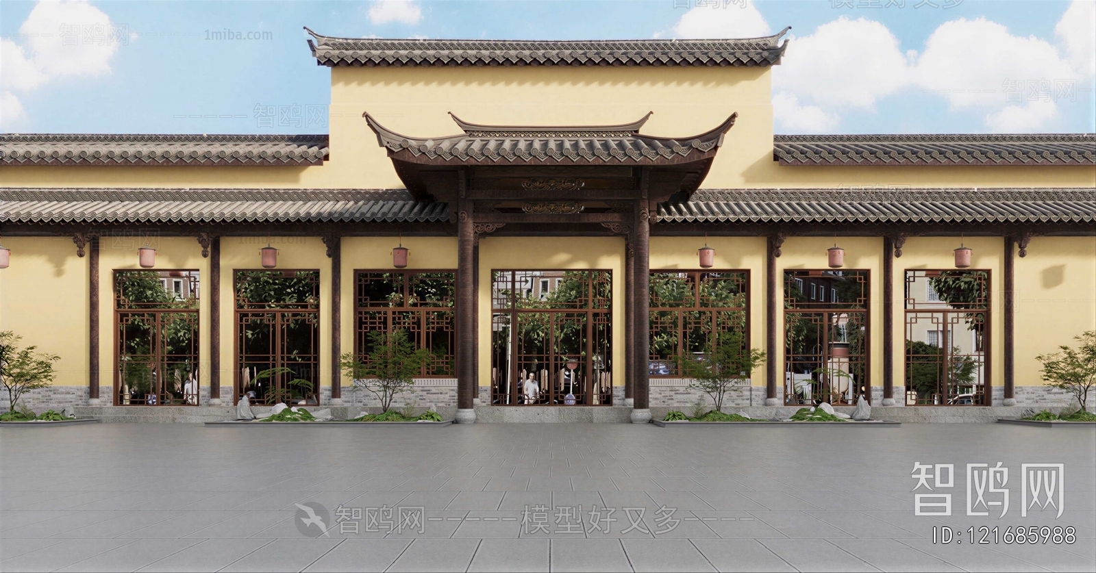 Chinese Style Building Appearance