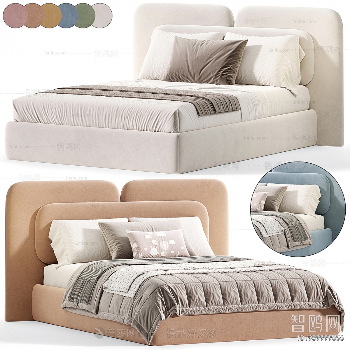 Modern Double Bed
