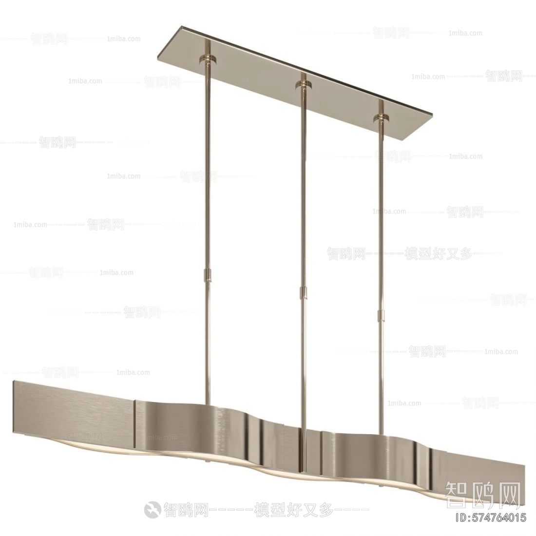 Modern Long Chandelier
