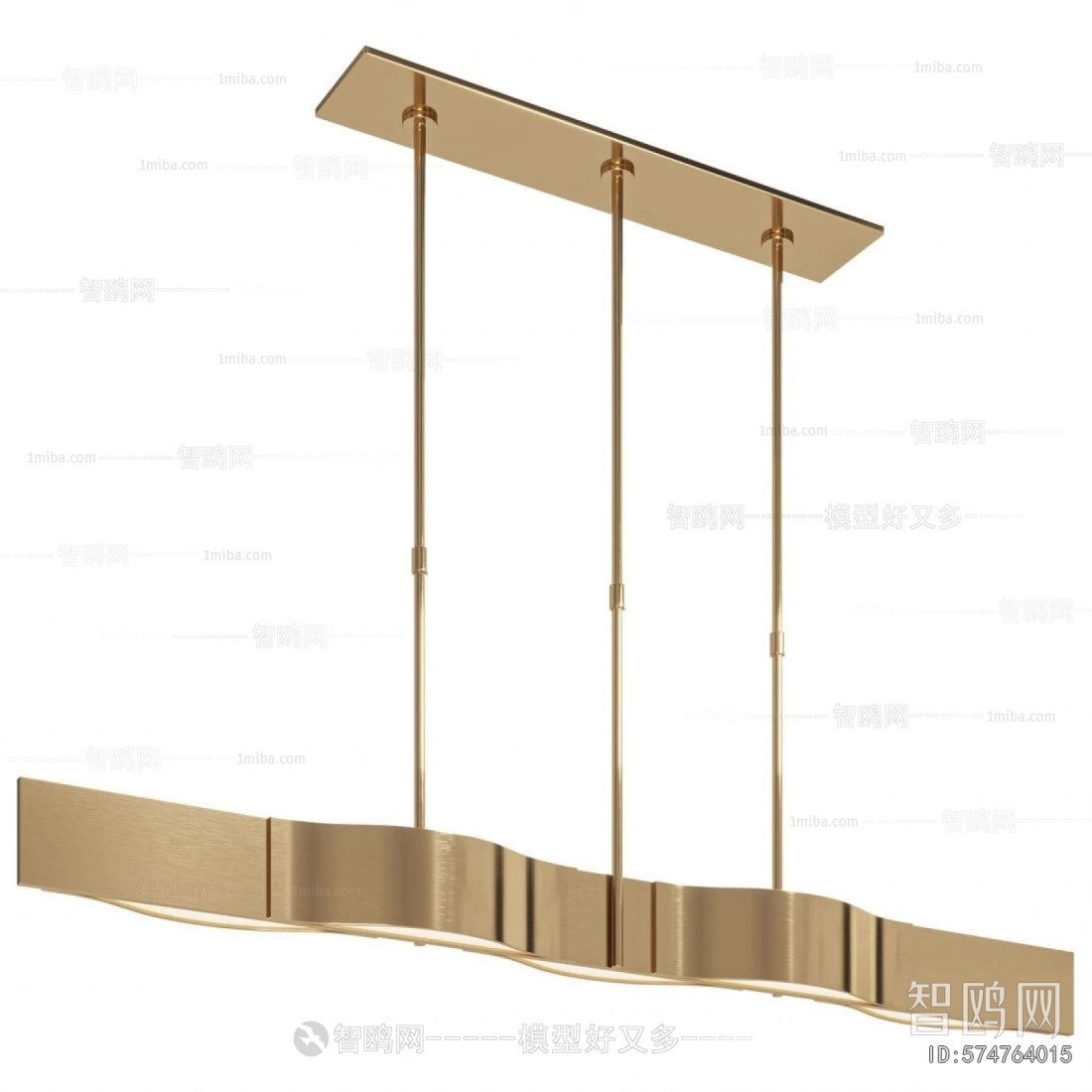 Modern Long Chandelier