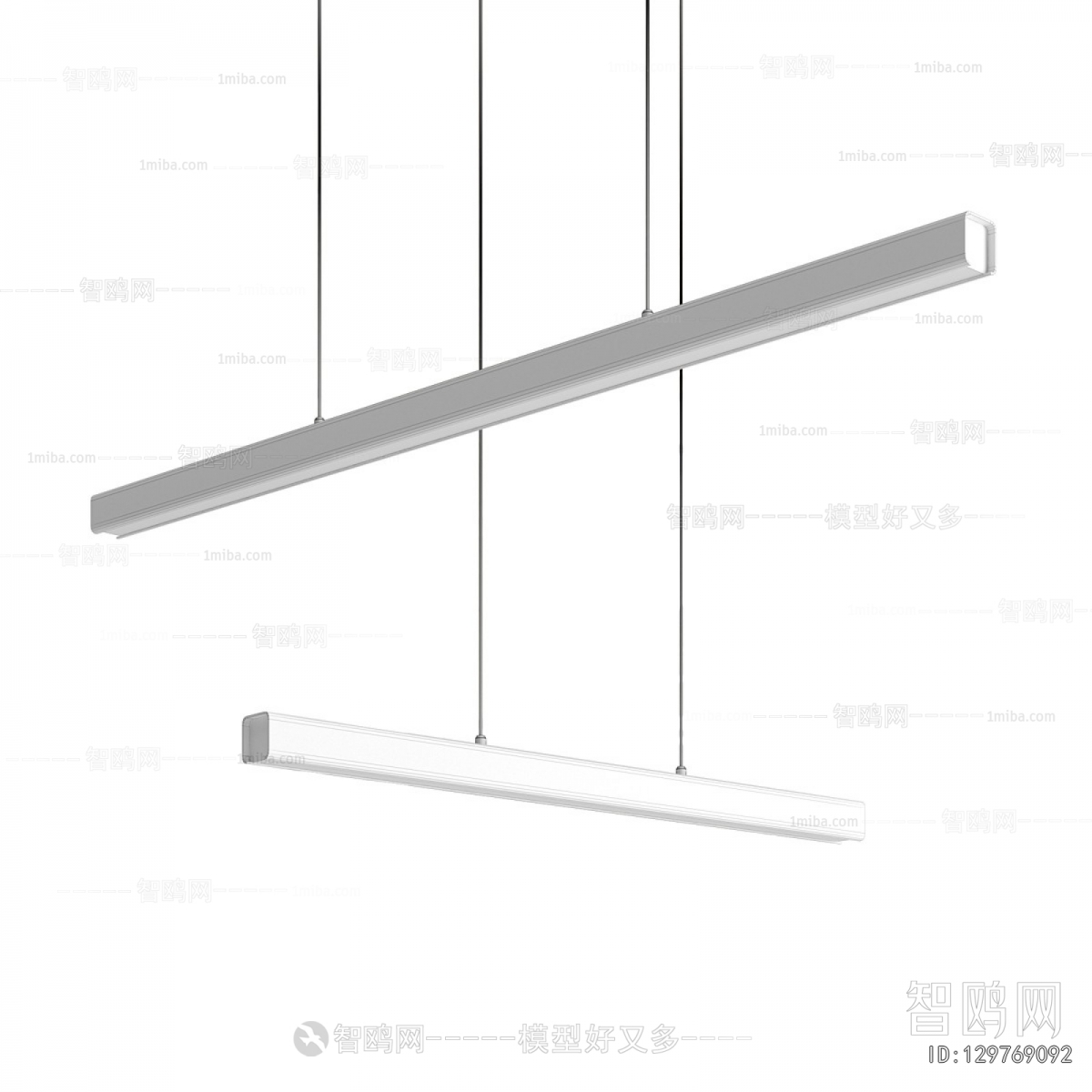 Modern Long Chandelier