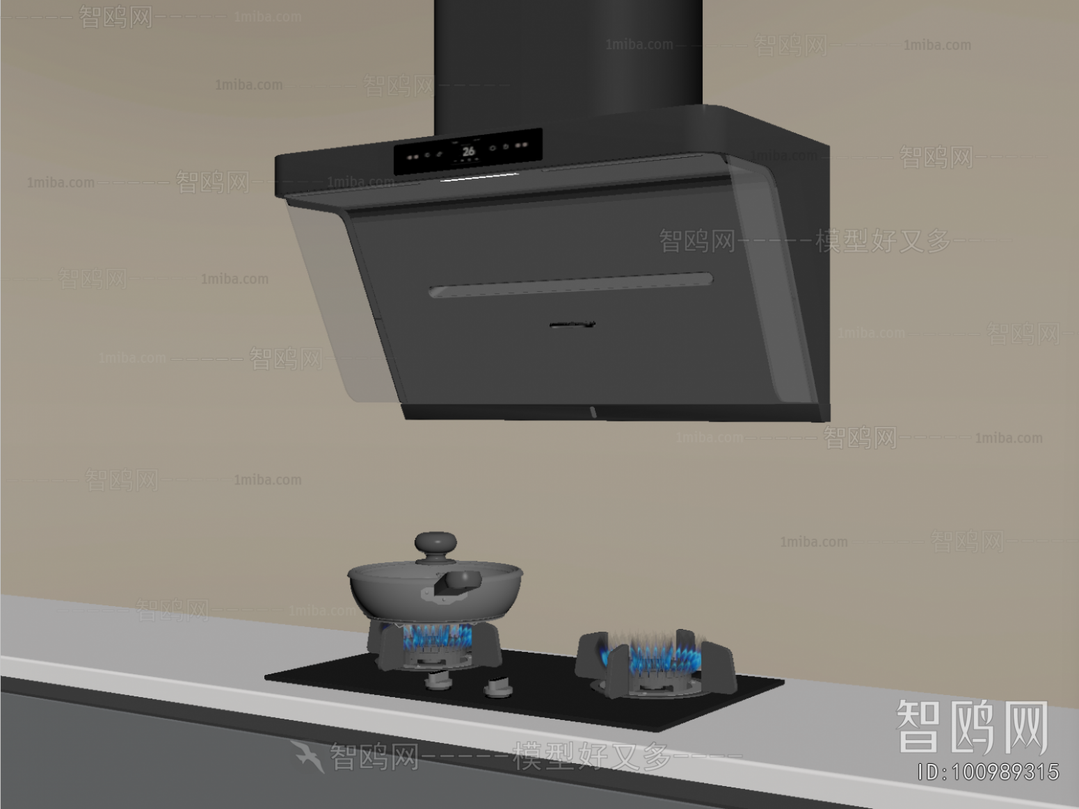 Modern Kitchen Electric Gas Range