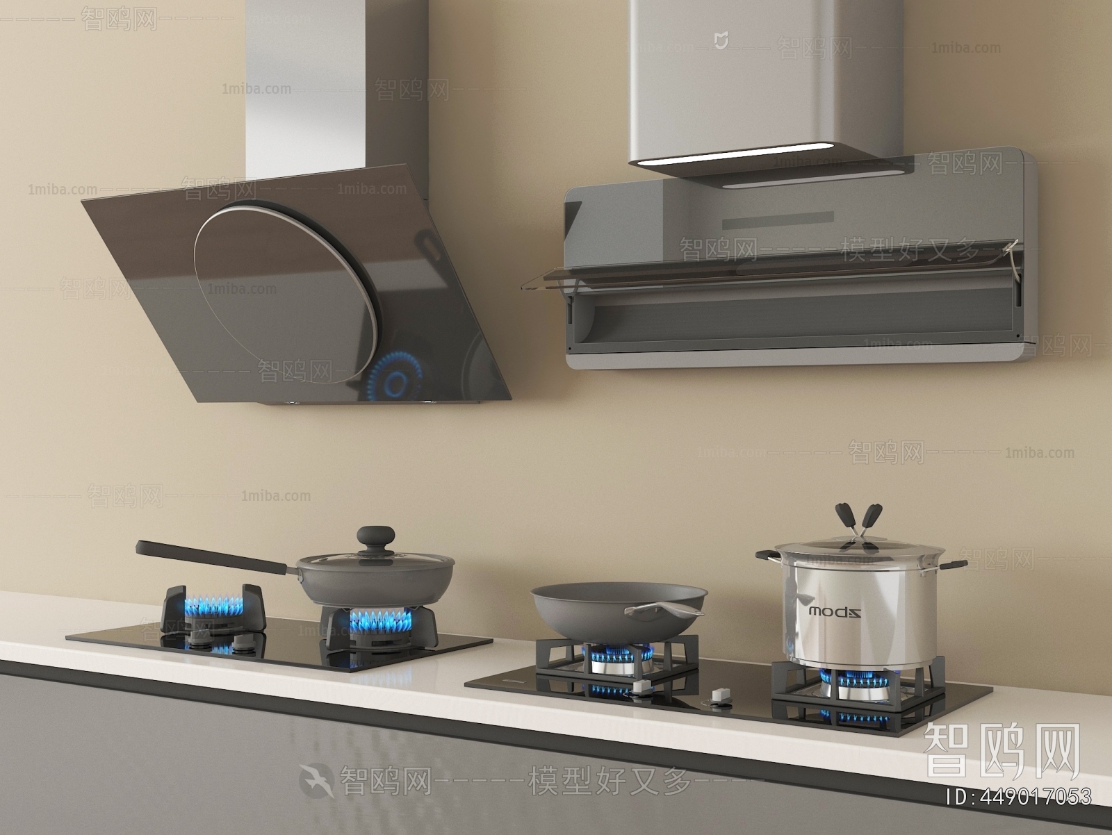 Modern Kitchen Electric Gas Range