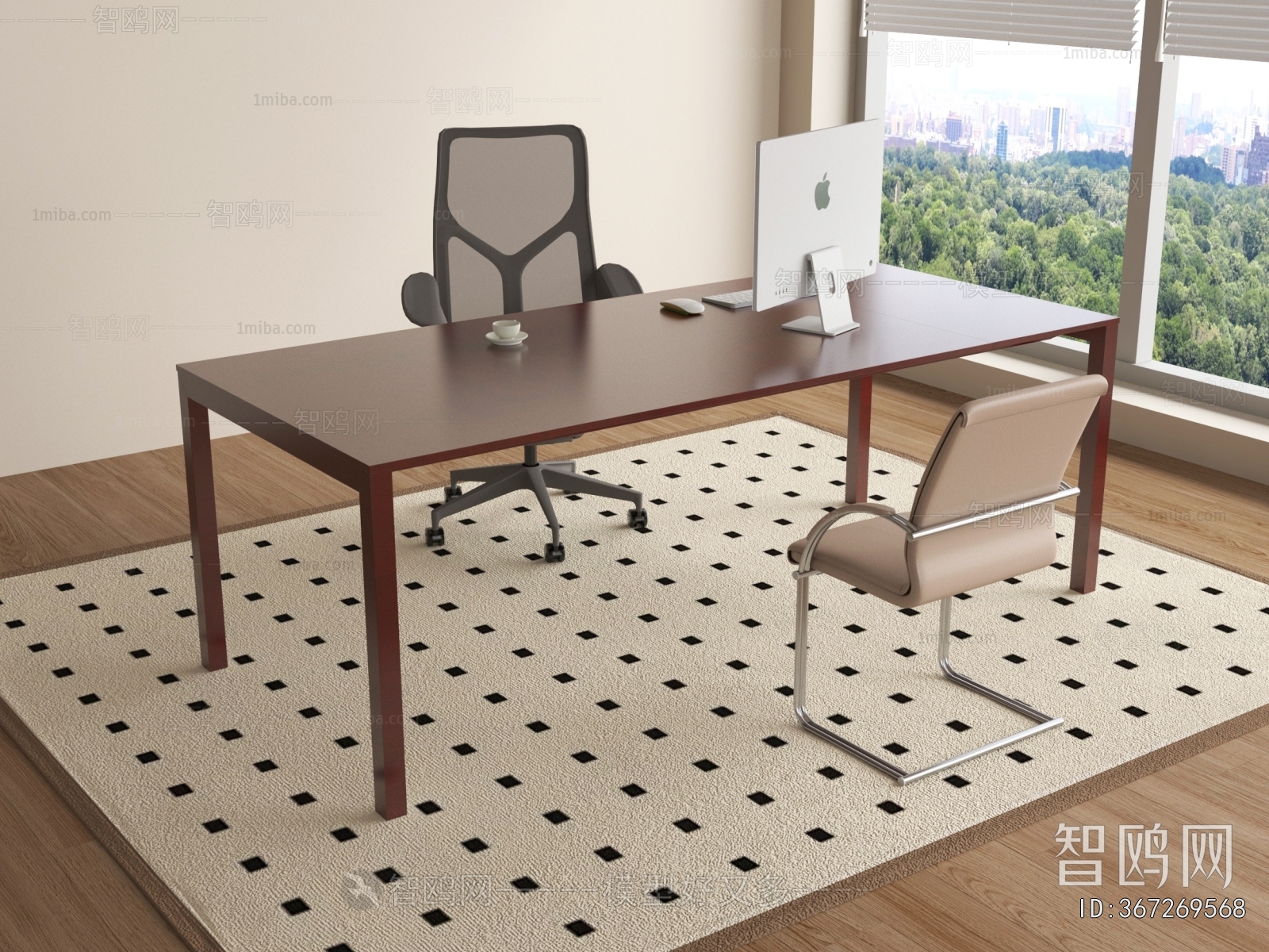 Modern Office Desk And Chair