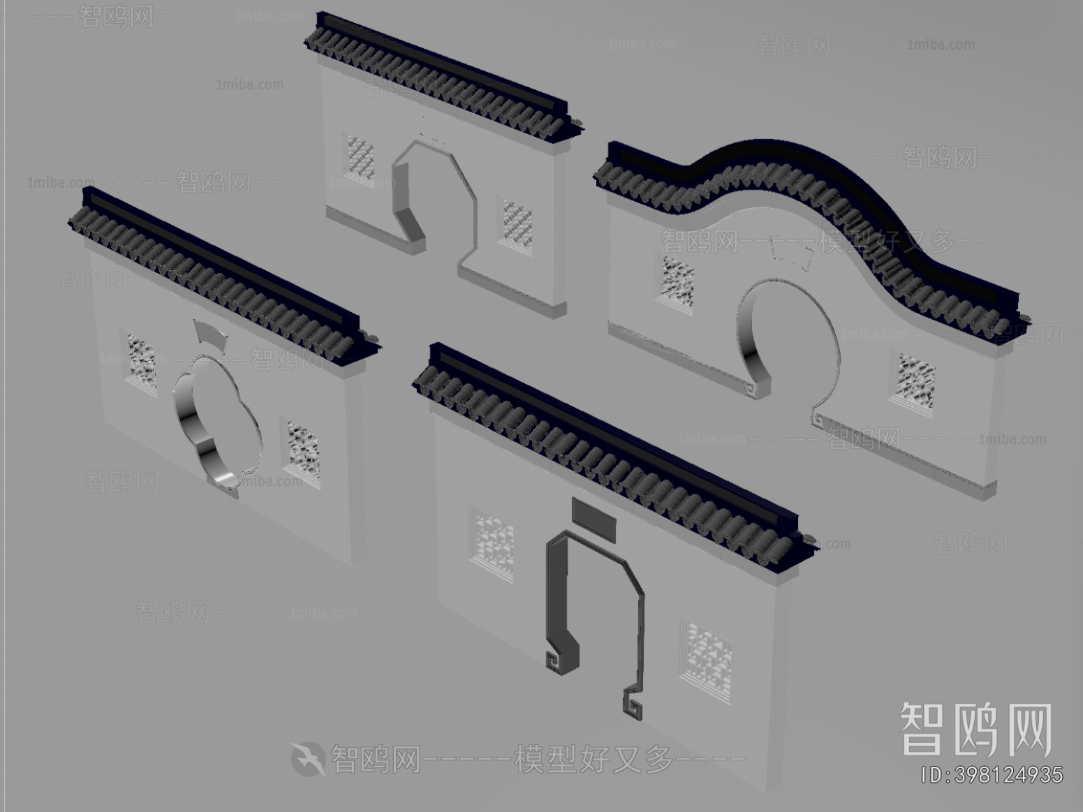 Chinese Style Landscape Wall