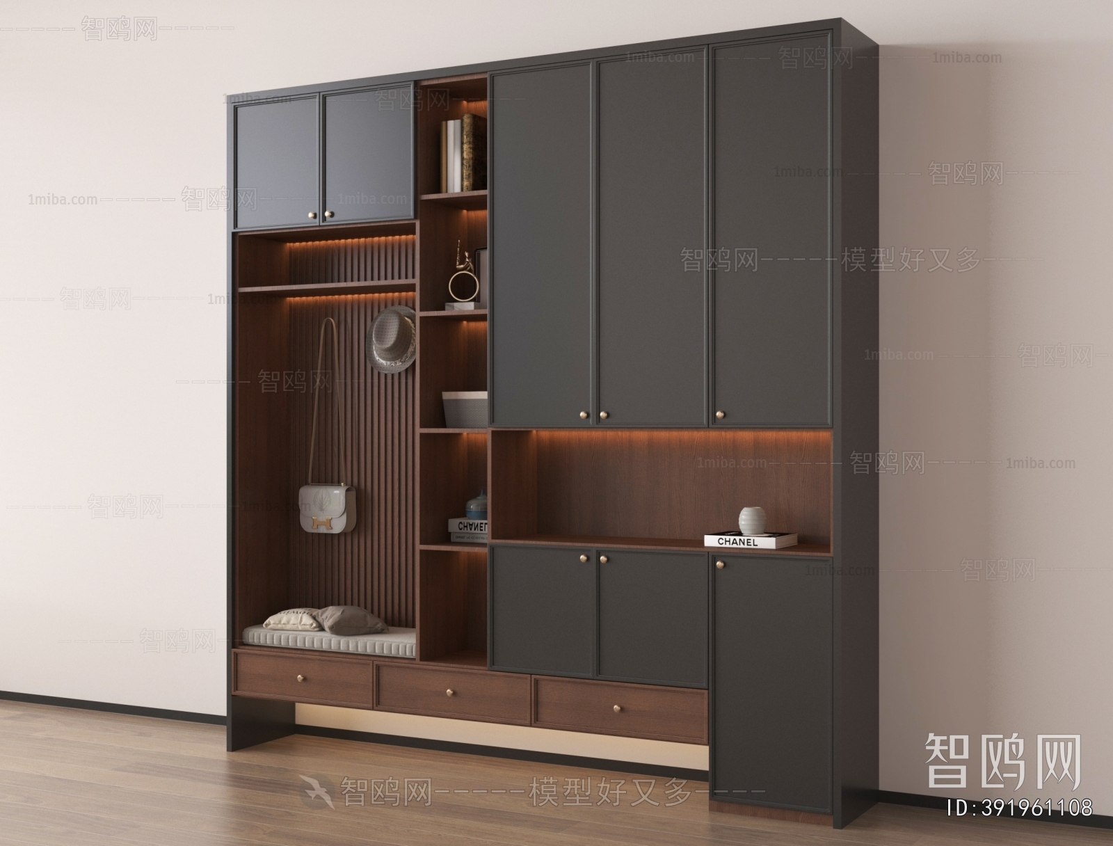 French Style Shoe Cabinet