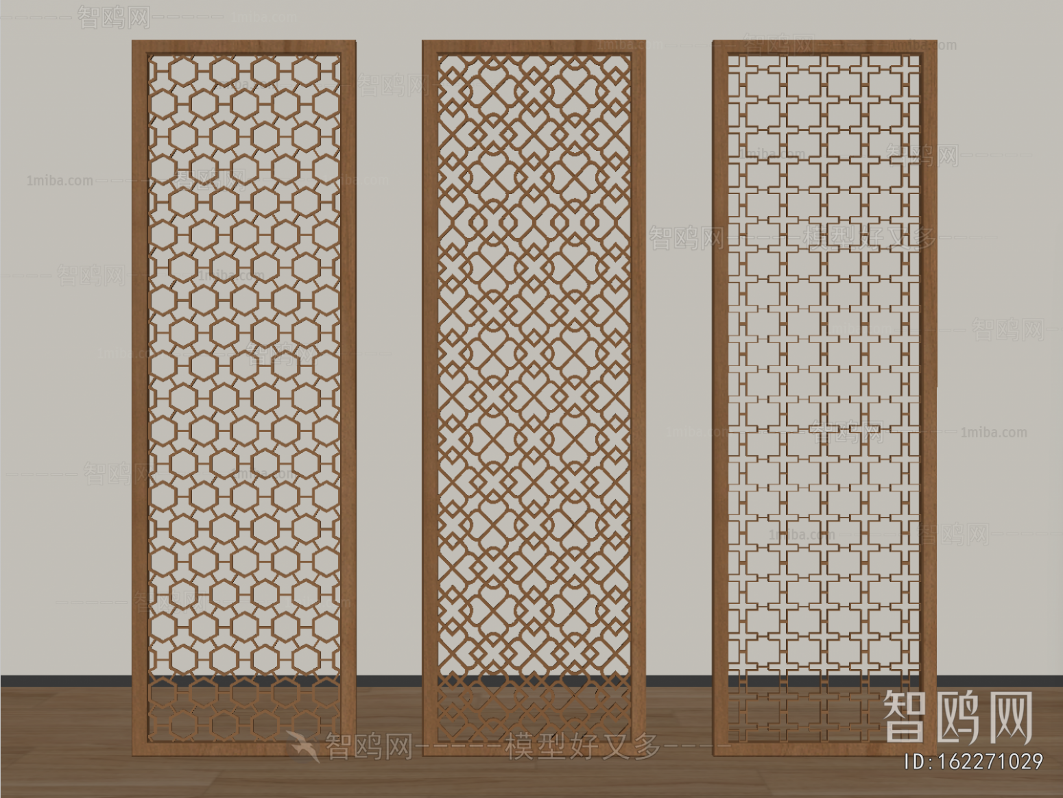 New Chinese Style Wooden Screen Partition