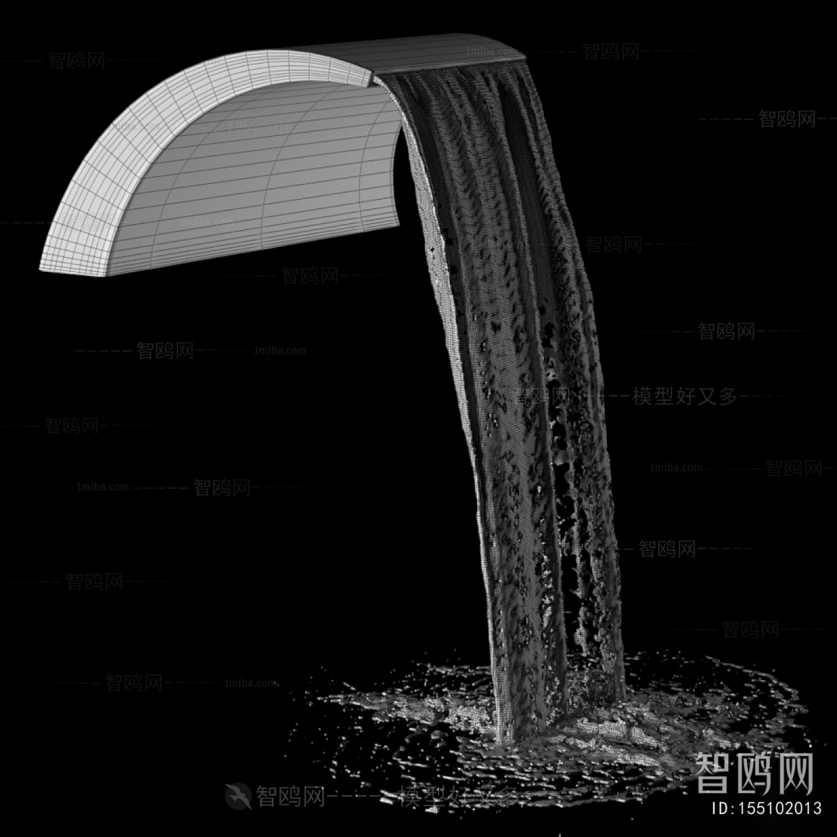 Modern Rockery Waterscape