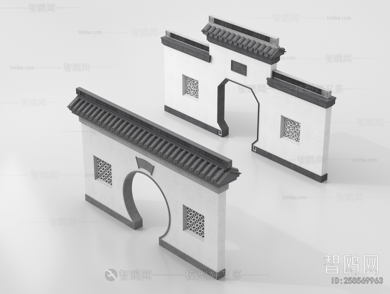 Chinese Style Landscape Wall