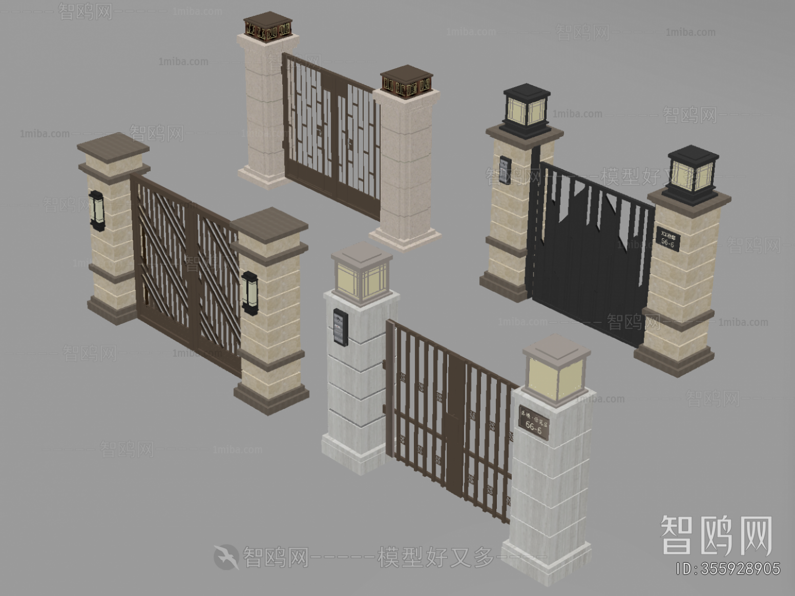 New Chinese Style Gate