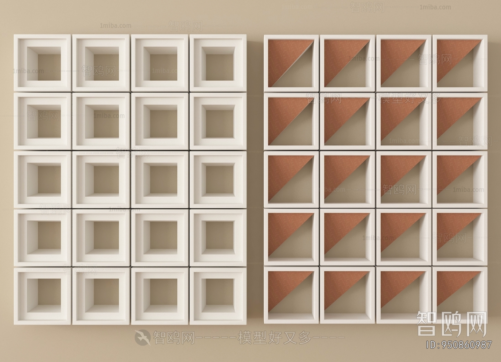 Modern Cement Brick Screen Partition