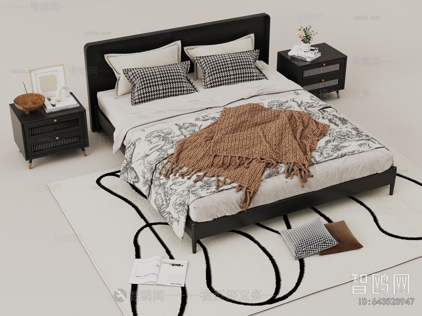 French Style Double Bed